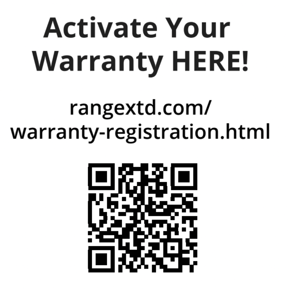 Scan this QR code for Warranty Activation